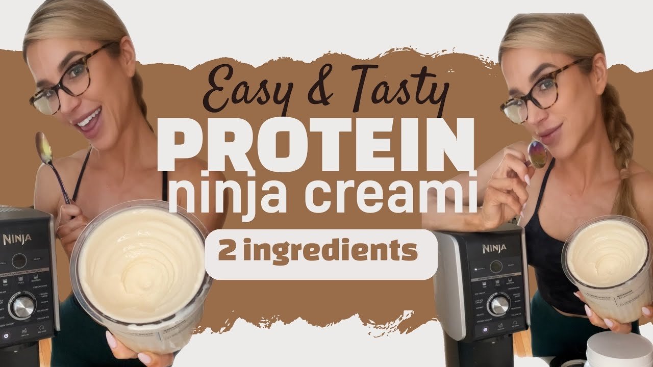 Easy & Tasty Protein Ice Cream | Ninja Creami | Step by Step | 2 ingredients | Low Calorie