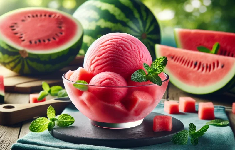 Ninja Creami Watermelon Sorbet Recipe 🍉