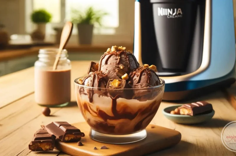 Ninja Creami Snickers Chocolate Protein Ice Cream