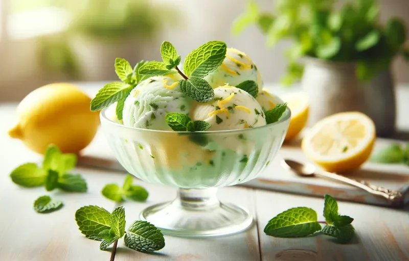 Refreshing Lemon Mint Gelato Recipe: A Cool Treat for Warm Days 🍋🌿