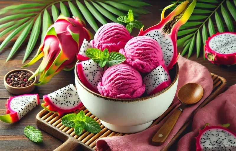 Ninja Creami Dragon fruit ice cream