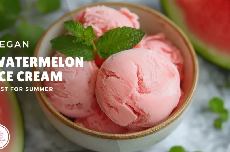 Ninja Creami Refreshing Vegan Watermelon Ice Cream