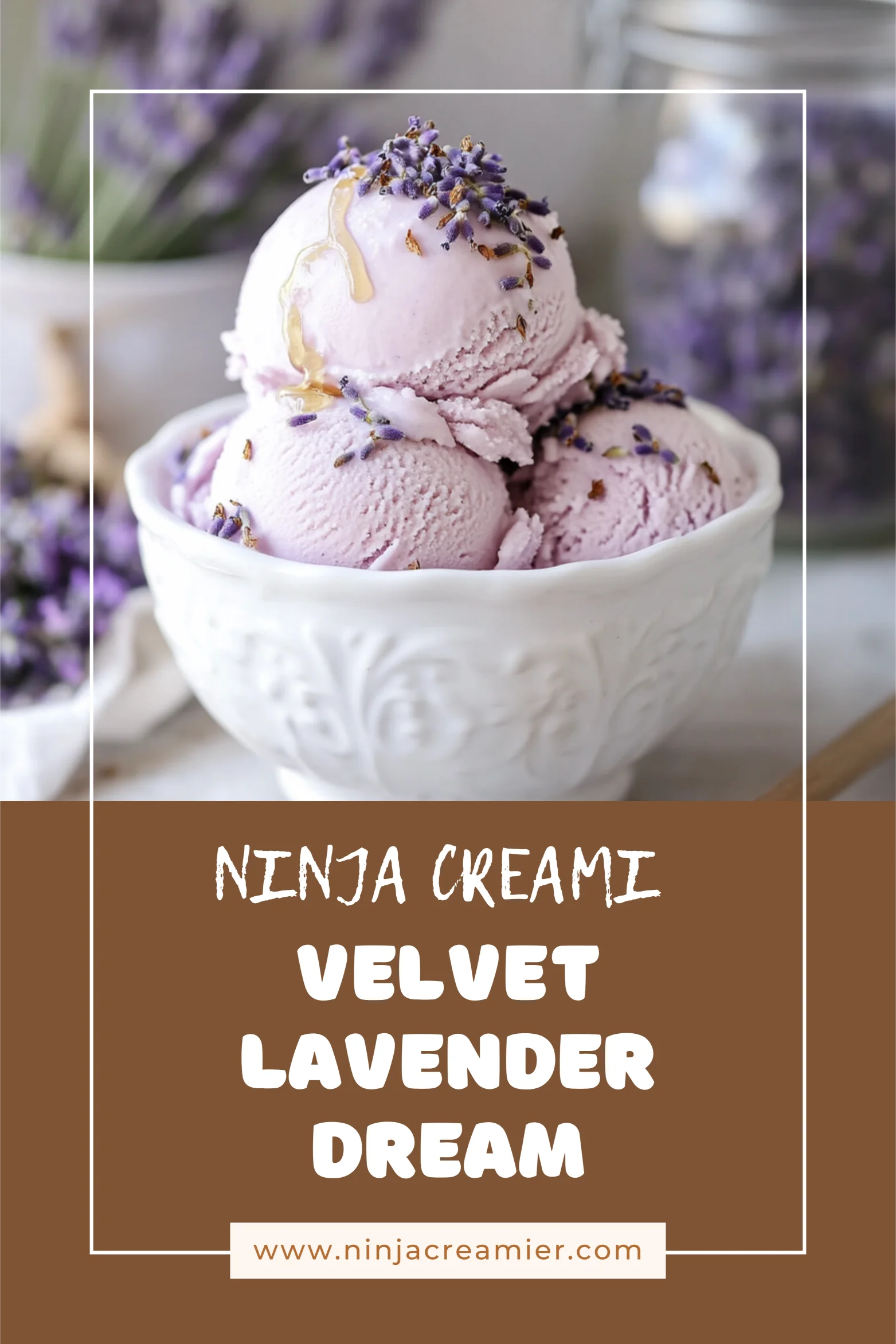 Velvet Lavender Dream: Luxuriously Smooth Ninja Creami Gelato