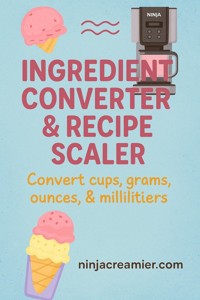 Ingredient Converter & Recipe Scaler